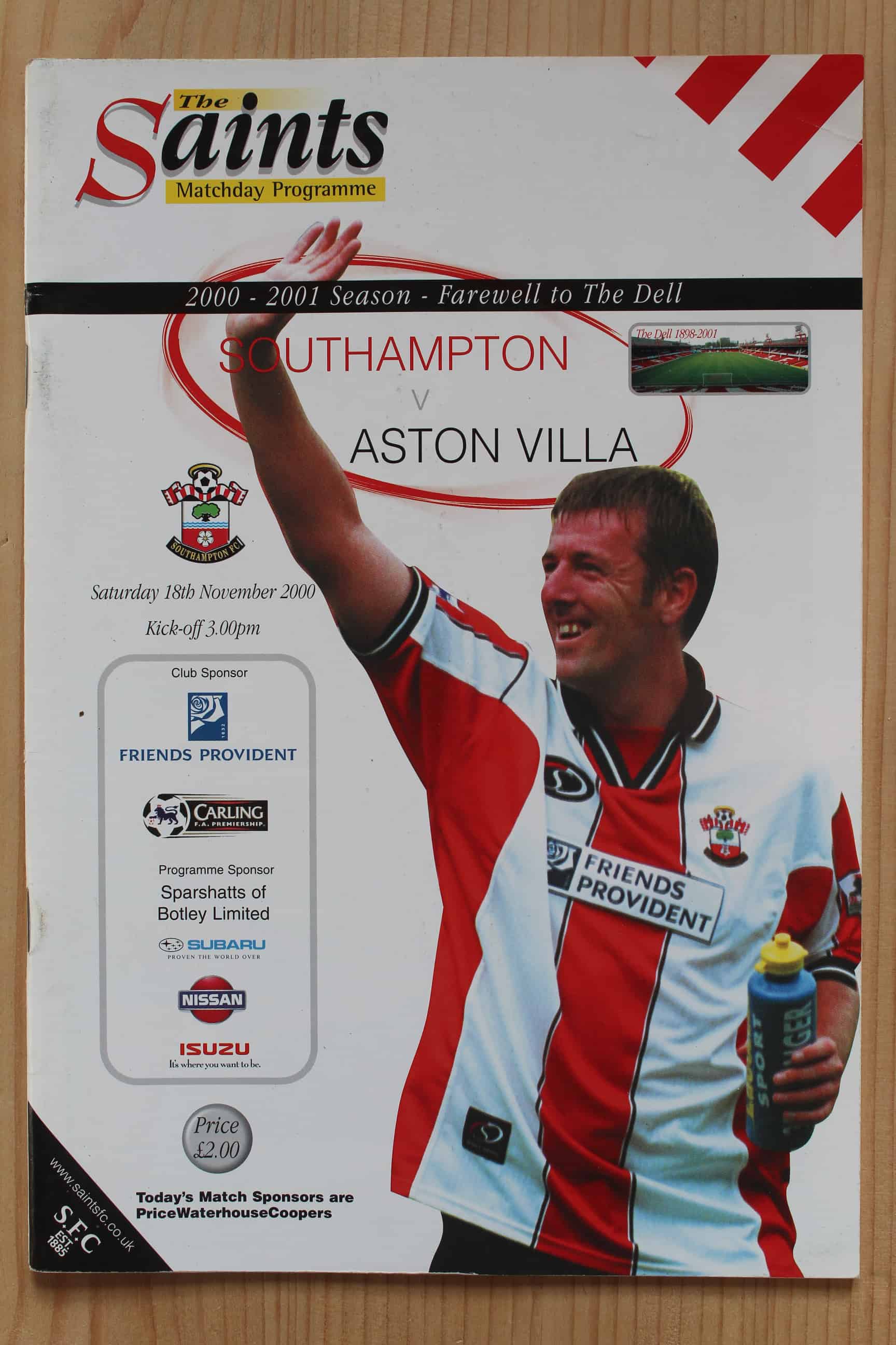 Southampton FC v Aston Villa FC